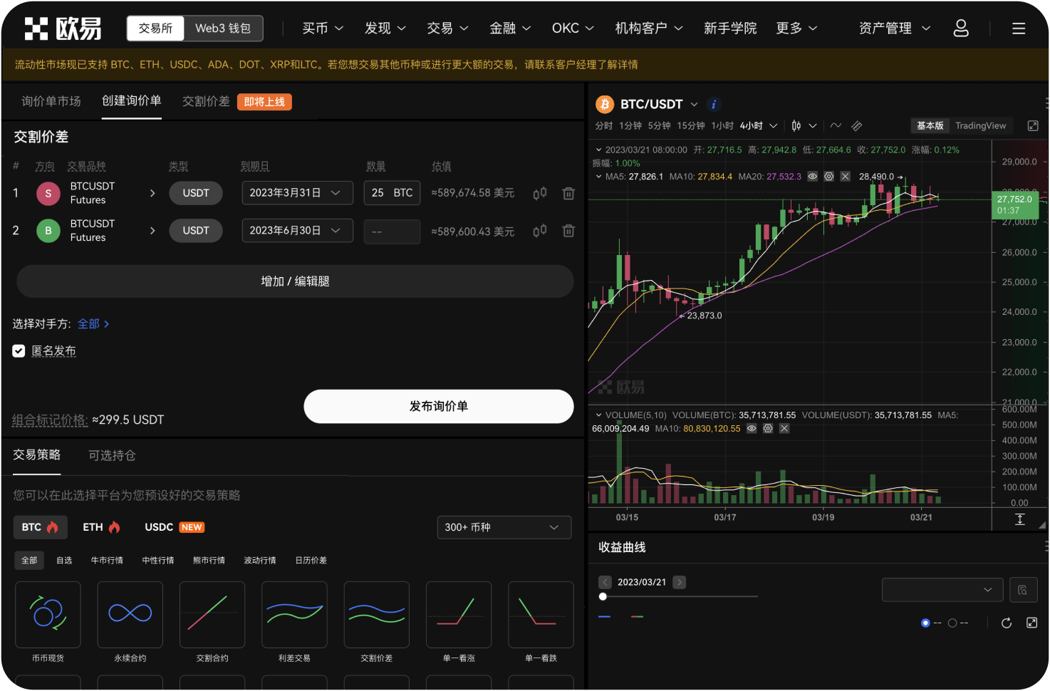 如何在K线图上设置斐波那契回撤